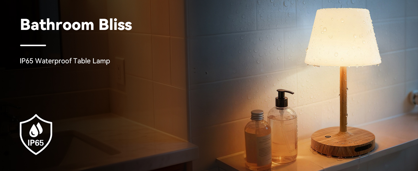 Bathroom Bliss IP65 Waterproof Table Lamp