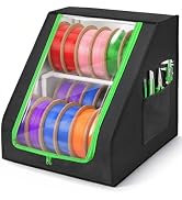 Bulado 3D Printer Filament Storage Box, 2 Tier Filament Rack Cabinet, Holds Up to 21 Spools, Oxfo...