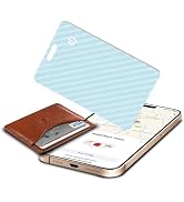 Vrebrey Wallet Tracker Card, Slim Rechargeable Bluetooth Item Locator, Smart Finder Compatible wi...