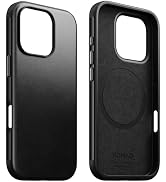 NOMAD - Modern Leather Case - iPhone 16 Pro | Black | Horween
