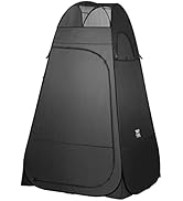 TRIPTIPS Pop Up Shower Tent with Floor Changing Tent with Mesh Window Camping Shower Tent 6.9 FT ...