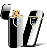 Electronic Lighter, USB Rechargeable Lighter Touch Ignition USB Charging Lighter, Cool Creative W...