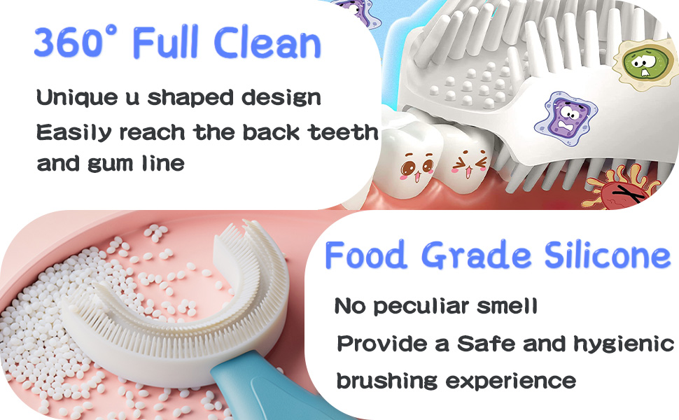 kids toothbrushes u shape