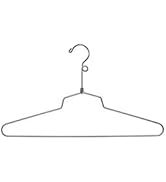 Metal Dress Hangers (16 inch Chrome Hanger) - Case of 100