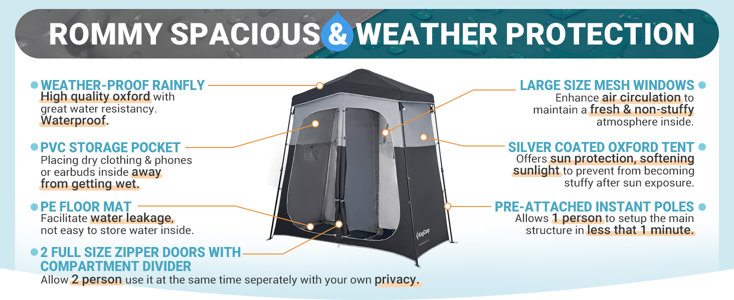 Camping Privacy Shelters Shower Tents for Camping