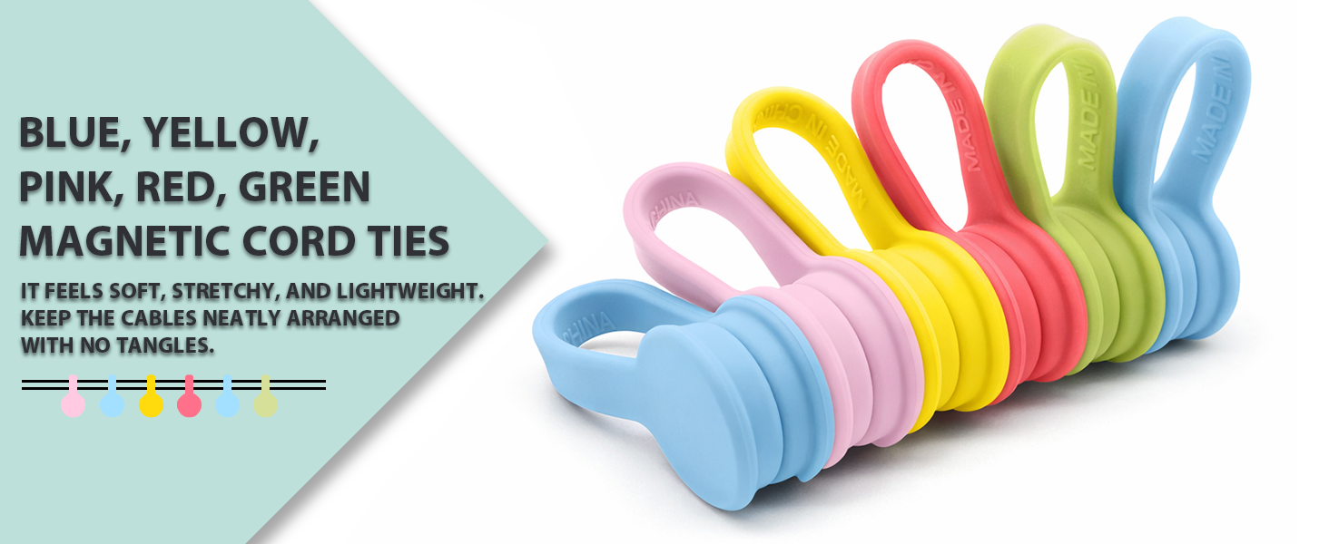 cord organizer silicone cable ties
