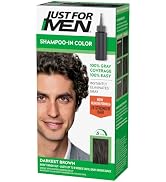 Just For Men Shampoo-In Color (Formerly Original Formula), Mens Hair Color with Keratin and Vitam...