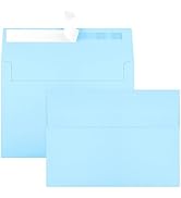 Joyberg 50 Packs Blue 5x7 Envelopes, Blue Envelopes 5x7, A7 Invitation Envelopes, Blue Envelopes,...