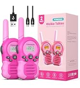 FOREDOM Rechargeable Walkie Talkies for Kids Walkie Talkies Long Range for Boy & Girl Age 3 to 12...