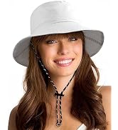 Waterproof Sun UPF 50+ Bucket Hat UV Protection Packable Brimmed Boonie for Women Men Summer Ligh...