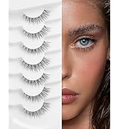 Onlyall Natural Lashes False Eyelashes Natural Eyelashes False Lashes Natural Look Fake Lashes 12...