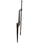 Rain Bird MSFQSTKX Drip Irrigation Close Coverage Fan Spray on Riser Stake, 90° Quarter Circle Pa...