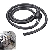 WZP Fuel Line Assembly, 5/16" 6FT Marine Fuel Line with Primer Bulb Steel Hose Clamps, Universal ...