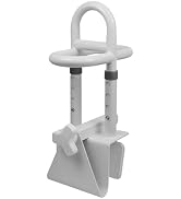 Rackickyer Triple Grip Bathtub Safety Rail, 16.5-19.7 Inch Height Adjustable Bathtub Handrail, Sh...