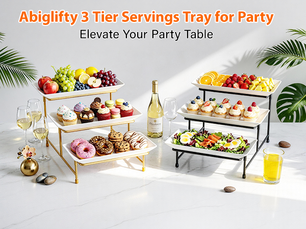serving trays for party