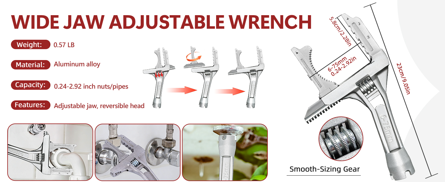 adjustable wrench