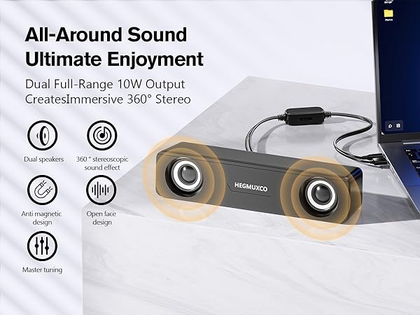 Computer Speakers for Desktop PC