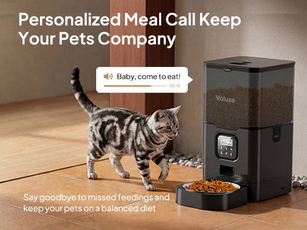 VOLUAS Automatic Cat Feeders