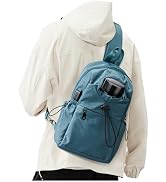 Purse Satchel Bag for Men for Casual Travel Hiking Outdoor Sports, Sling Backpack bag for Men Pea...