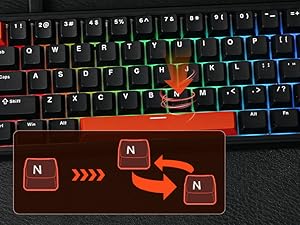 HE68 Wired Magnetic Gaming Keyboard