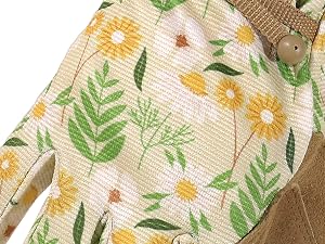 Gardening Gloves for Women Ladies Thorn Proof Leather Yard Gloves Gift for Gardeners