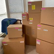 Colored Labels for Moving Boxes