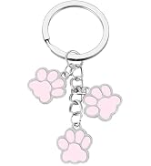 PLwelth Dog Claw Keychain for Women Men Dog Memorial Gifts for Pet Lovers Loss Sympathy Gifts for...