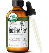 UpNature Organic Rosemary Oil - 100% Pure Rosemary for Hair, Scalp, Skin, 2oz