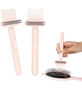 RHOS 2-in-1 Hair Brush Cleaner and Remover Tool - Comb for Removing Hair and Dust, Suitable for H...