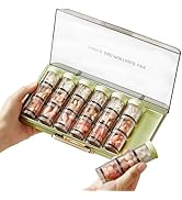 MURRI&MURRDI Upgraded Pill Organizer 3 Times a Day,Daily Pill Box Container with 21 Compartments,...