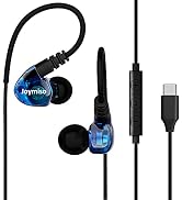 Joymiso USB C Headphones Type C Earbuds w Microphone and Volume Control for Samsung Galaxy S20 S2...