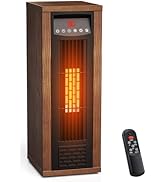 Air Choice Infrared Space Heater, 1500W Electric Portable Heater with Remote Control and Thermost...