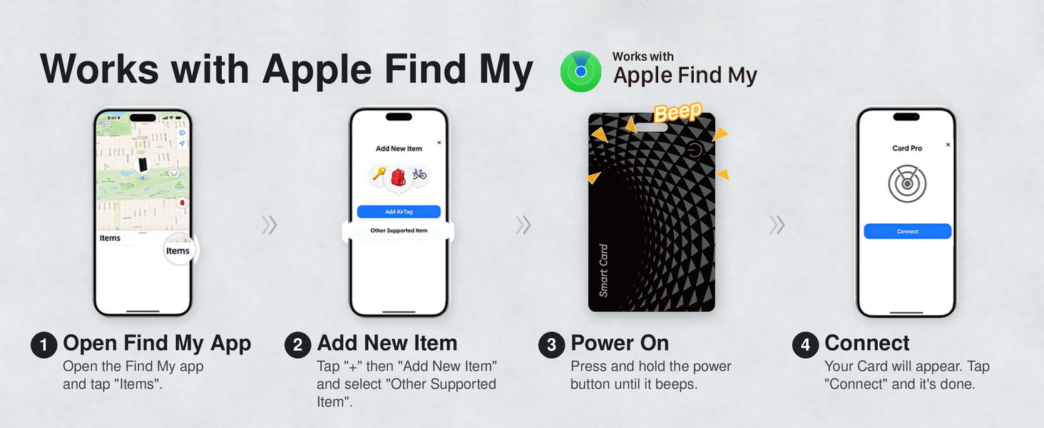 Connect with Apple Find My