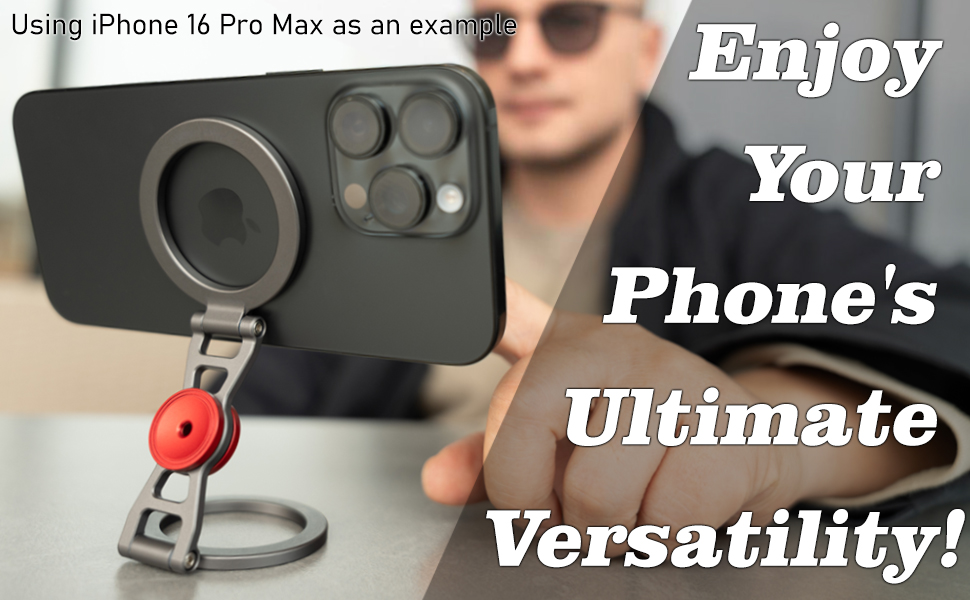 double side magnetic phone stand for iphone magsafe case