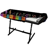 88 Keys Piano Keyboard Cover-Digital Key Board Stand Dust Covers with Durable Elastic Cord (Keybo...