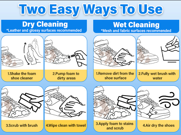 white shoe cleaning kit