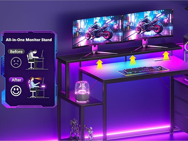 55 inch gaming desk