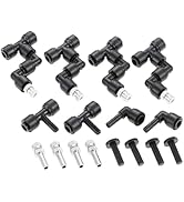 Lemfema 4 Pack 1/4'' Reptile Mister Nozzles, Reptile Fine Mist Foggers for Full Water Coverage, R...