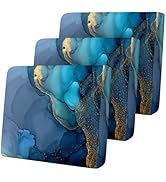 LEIWEIHOPE Marble Pattern Seat Cushion Cover Set, Stretch Sofa Cushion Slipcover with Elastic Bot...
