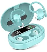 sprtoybat Sport Bluetooth 5.3 Headphones, Wireless Earbuds with Dual LED Battery Display 30Hrs Pl...