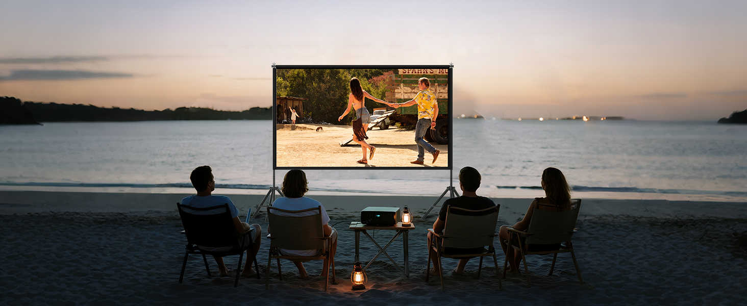 outdoor projector screen