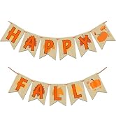 Fall Decorations for Home,Happy Fall Banner,Thanksgiving Party Decoration | Fall Banner,Autumn Ha...
