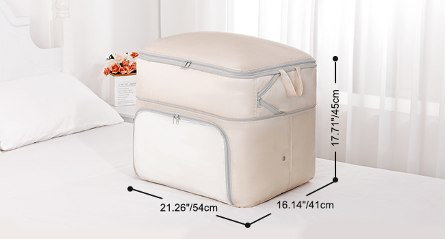 clothing organizer linen closet linen fabric linen blanket clothing storage bags linen comforter