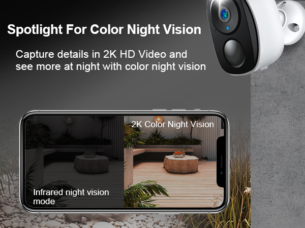 wireless outdoor WIFI BLUETOOTH security camera