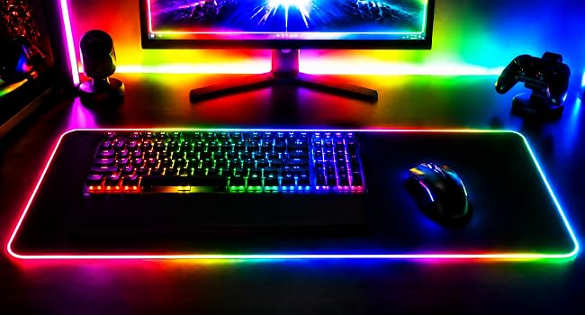 rgb gaming scene