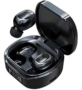 Lunvaxo Wireless Earbuds Bluetooth 6.0 Light Weight in Ear Headphones(Black)