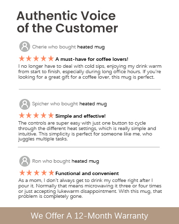 Smart Self Heating Coffee Mug