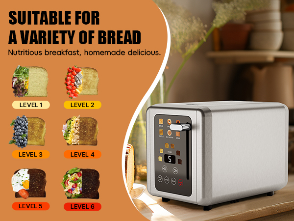 touchscrenn toaster 2 slice