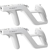 Zapper Light Gun Attachment Compatible for Nintendo Wii Remote Nunchuk Wireless Links Remote Cont...