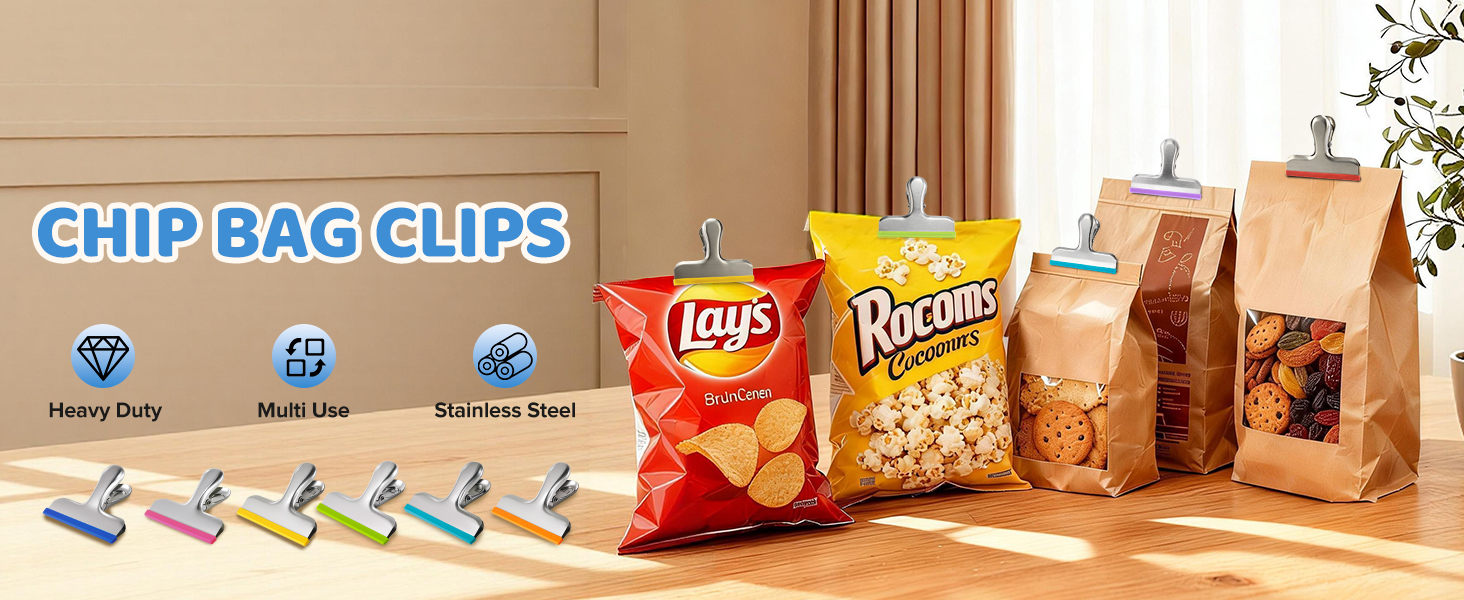 chip clip clips for chips and other food bags clip chip bag clip magnetic clips